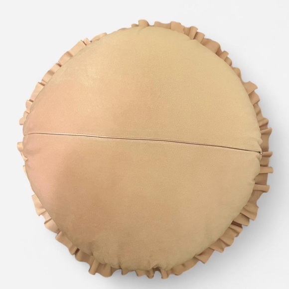 Pink Ruffled Decorative Pillow - Picture 8 of 8